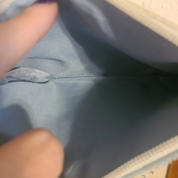 Libby Edelman denim with silver sparkles bag and wristlet, Very Pretty! - Picture 4 of 8